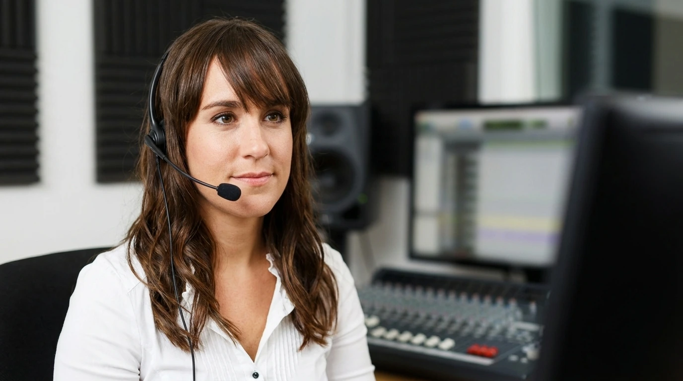 German IVR voice over phone system recording