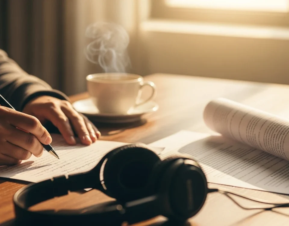 Voice over script writing tips hero — voice over insight