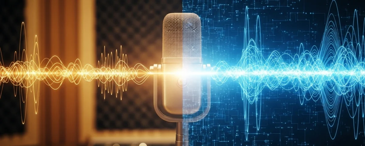 Professional voice over vs ai hero — voice over insight